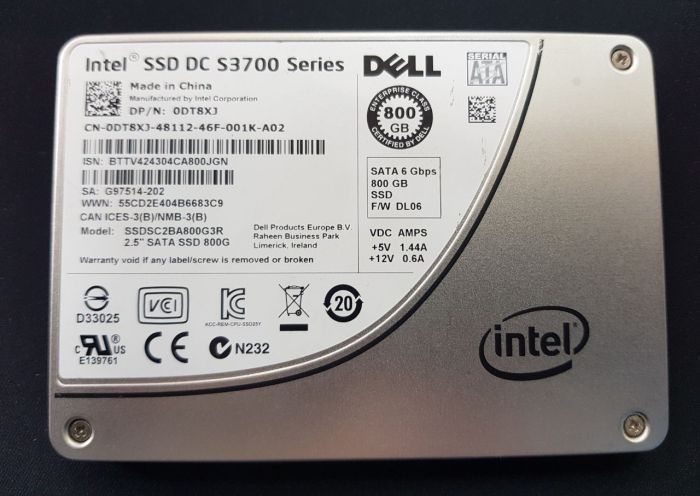 Intel SSD DC S3700 series, 400gb